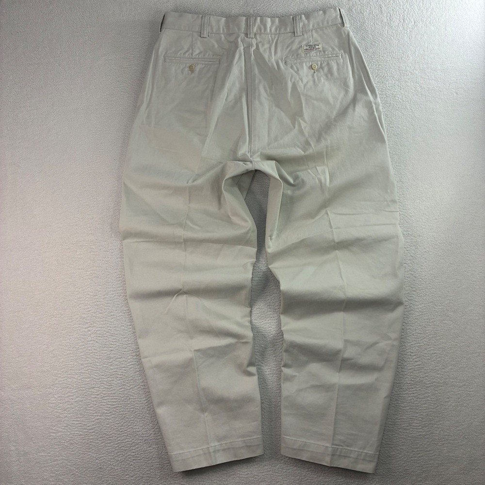 Polo Ralph Lauren Philip Chino Pants Mens 35x30 Beige Business Casual Preppy Y2K